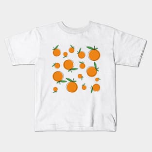 Orange pattern Kids T-Shirt